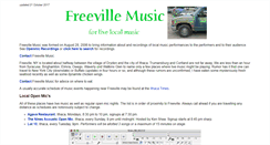 Desktop Screenshot of freevillemusic.com