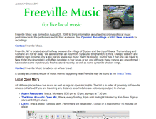 Tablet Screenshot of freevillemusic.com