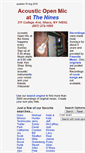 Mobile Screenshot of openmic.freevillemusic.com